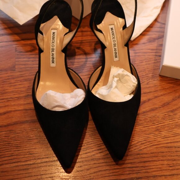 Carolyne Kitten-Heel Halter Pumps - Picture 4 of 6